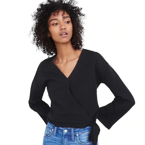 Madewell Texture & Thread Wrap Tie Top Size Small GUC - Picture 1 of 13